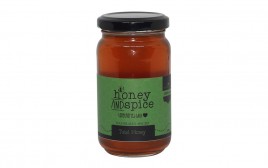 Honey And Spice Naturally Spiced Tulsi Honey   Glass Jar  250 grams